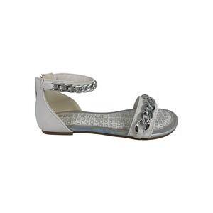 BCBG Girls White flat sandals Size 13 M